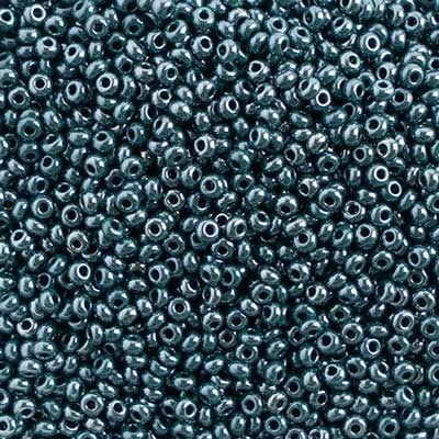 Czech Seed Beads 10/0 Opaque - Green Shades
