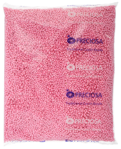 Czech Seed Beads 10/0 Opaque - Pink Shades