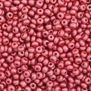 Czech Seed Beads 10/0 Opaque - Pink Shades