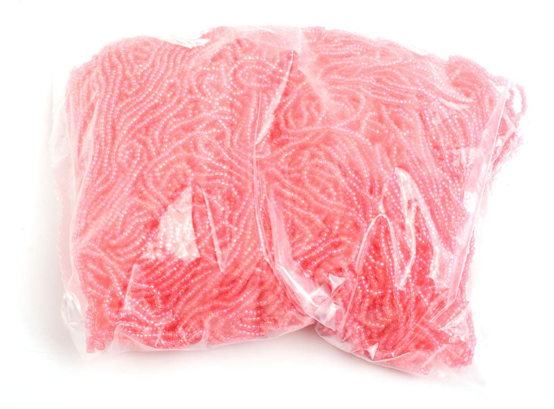 Czech Seed Beads 10/0 Transparent - Pink Shades