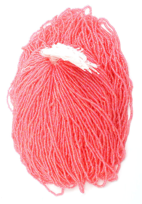 Czech Seed Beads 10/0 Transparent - Pink Shades
