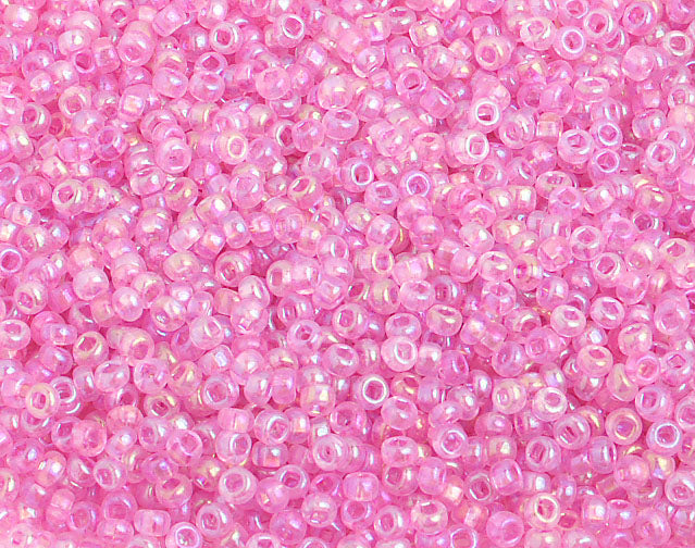 Czech Seed Beads 10/0 Transparent - Purple Shades