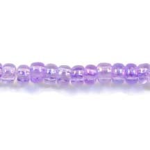 Czech Seed Beads 10/0 Transparent - Purple Shades