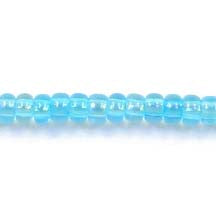 Czech Seed Beads 10/0 Transparent - Blue Shades