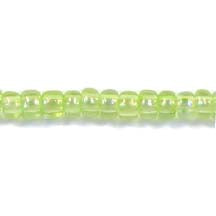 Czech Seed Beads 10/0 Transparent - Green Shades