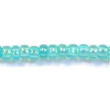 Czech Seed Beads 10/0 Transparent - Green Shades
