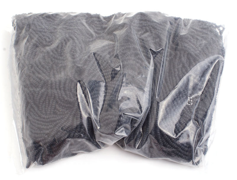 Czech Seed Beads 10/0 Opaque - Black/Grey Shades