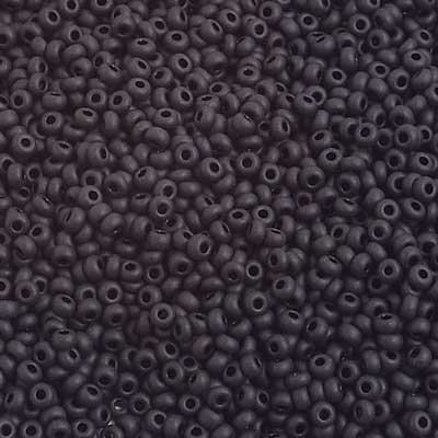 Czech Seed Beads 10/0 Opaque - Black/Grey Shades