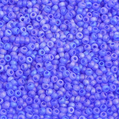 Czech Seed Beads 10/0 Transparent - Blue Shades