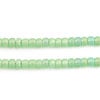 Czech Seed Beads 10/0 Transparent - Green Shades