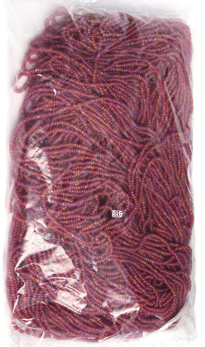 Czech Seed Beads 10/0 Transparent - Red Shades