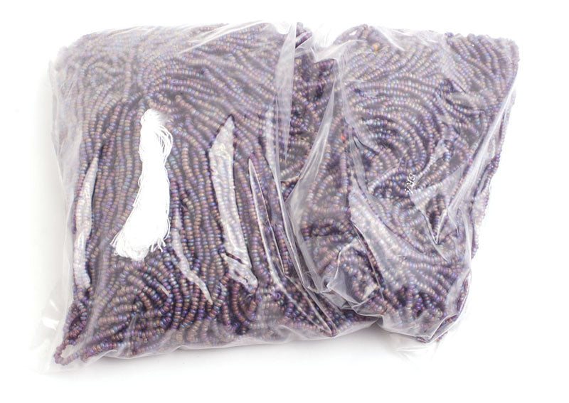 Czech Seed Beads 10/0 Transparent - Purple Shades