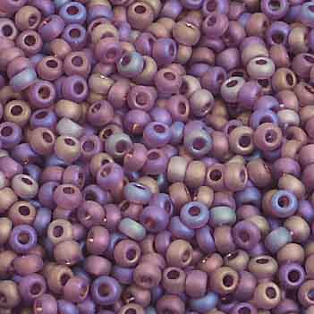 Czech Seed Beads 10/0 Transparent - Purple Shades