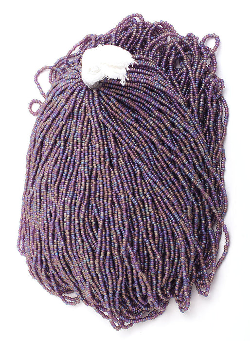 Czech Seed Beads 10/0 Transparent - Purple Shades