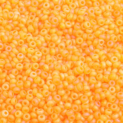 Czech Seed Beads 10/0 Transparent - Yellow/Orange Shades