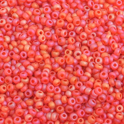 Czech Seed Beads 10/0 Transparent - Yellow/Orange Shades