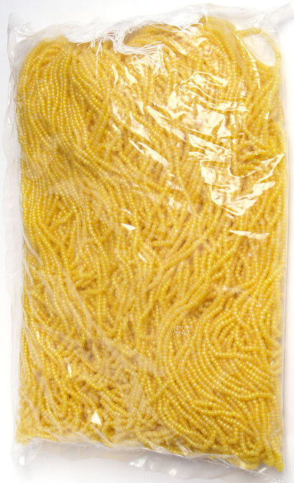 Czech Seed Beads 10/0 Transparent - Yellow/Orange Shades