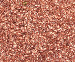 Czech Seed Beads 10/0 Color Lined Brown Shades