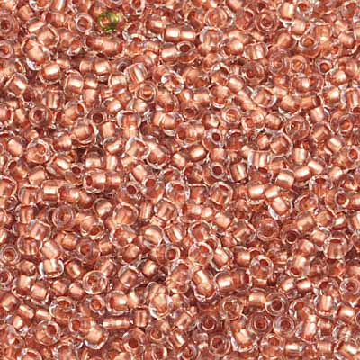 Czech Seed Beads 10/0 Color Lined Brown Shades