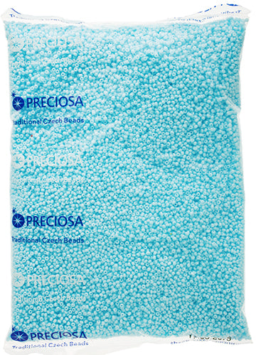 Czech Seed Beads 10/0 Opaque - Blue Shades