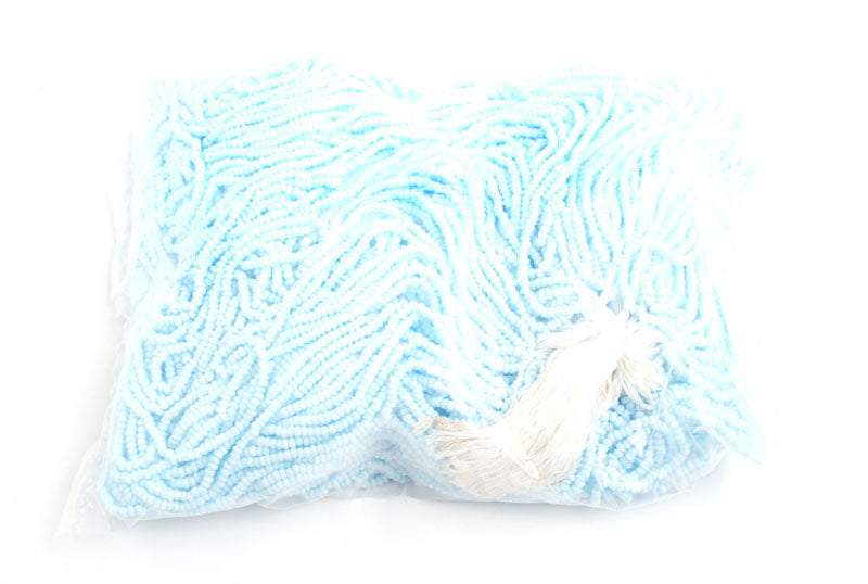 Czech Seed Beads 10/0 Opaque - Blue Shades