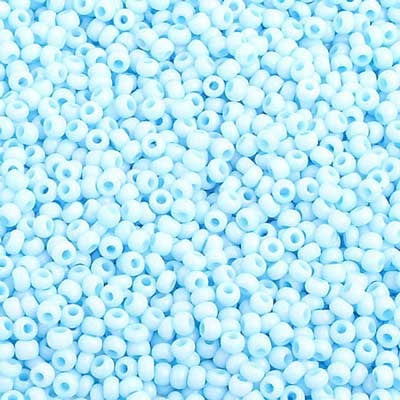 Czech Seed Beads 10/0 Opaque - Blue Shades