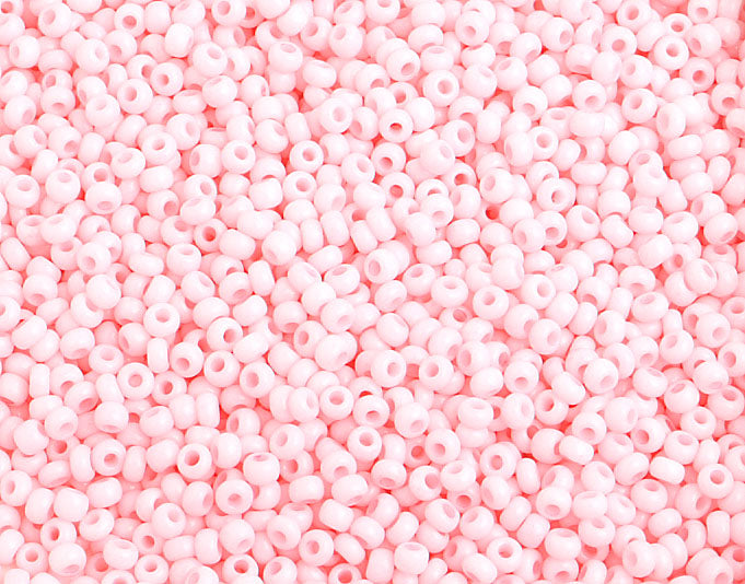 Czech Seed Beads 10/0 Opaque - Pink Shades