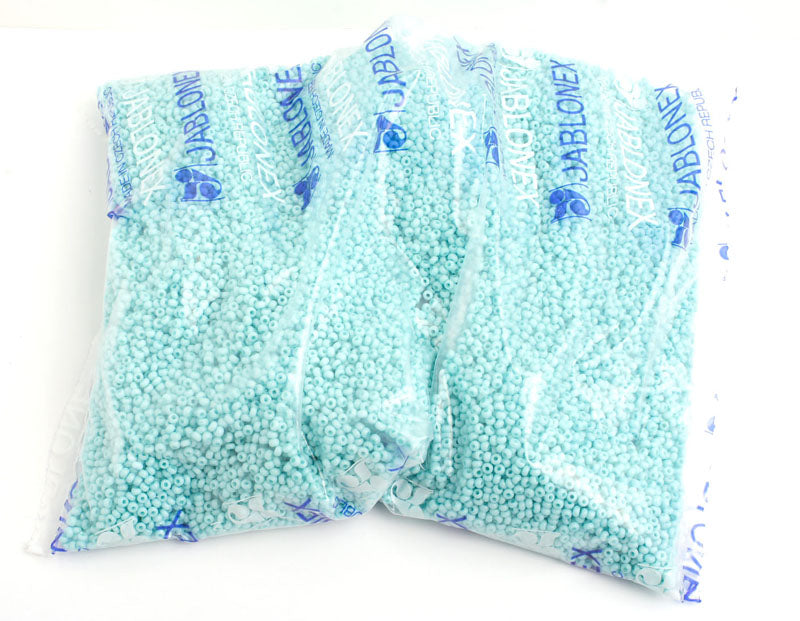 Czech Seed Beads 10/0 Opaque - Blue Shades