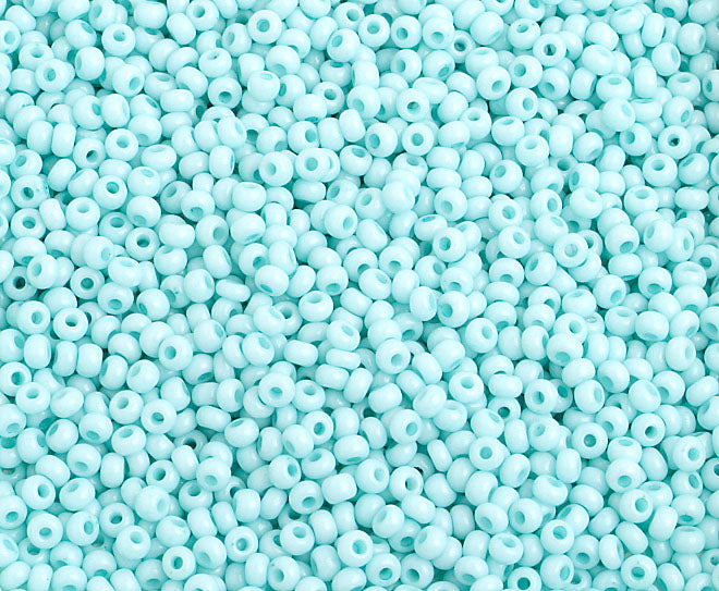 Czech Seed Beads 10/0 Opaque - Blue Shades