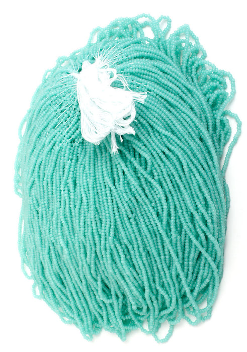 Czech Seed Beads 10/0 Opaque - Blue Shades