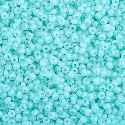 Czech Seed Beads 10/0 Opaque - Blue Shades