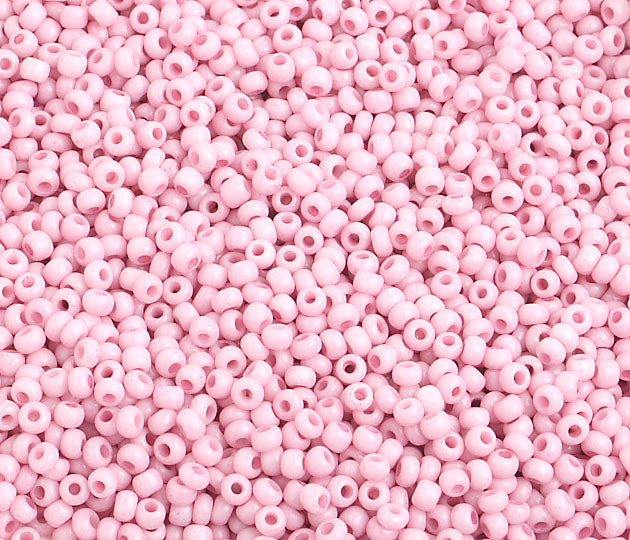 Czech Seed Beads 10/0 Opaque - Pink Shades