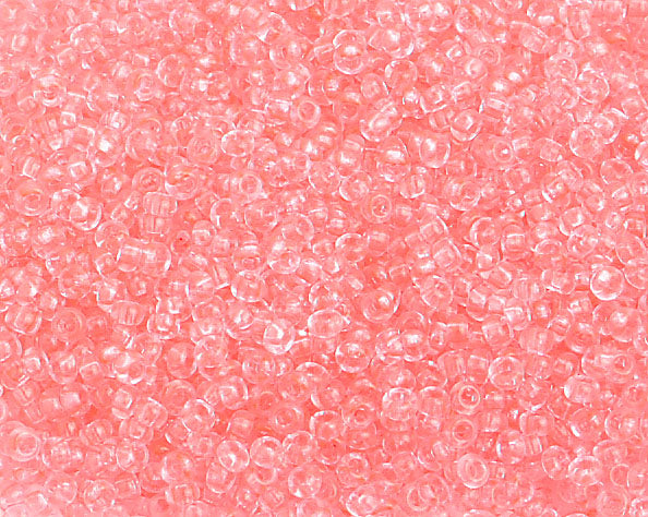 Czech Seed Beads 10/0 Transparent - Pink Shades