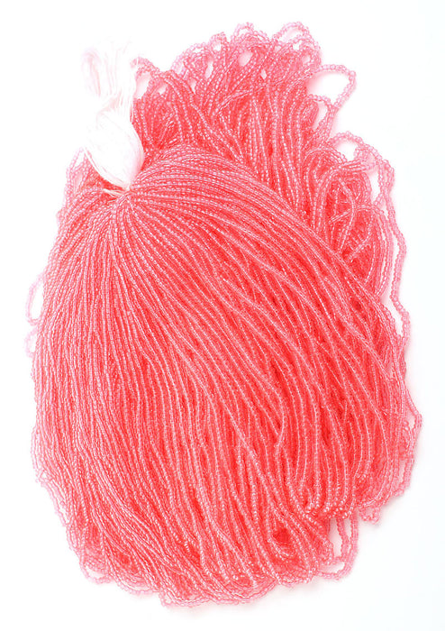 Czech Seed Beads 10/0 Transparent - Pink Shades
