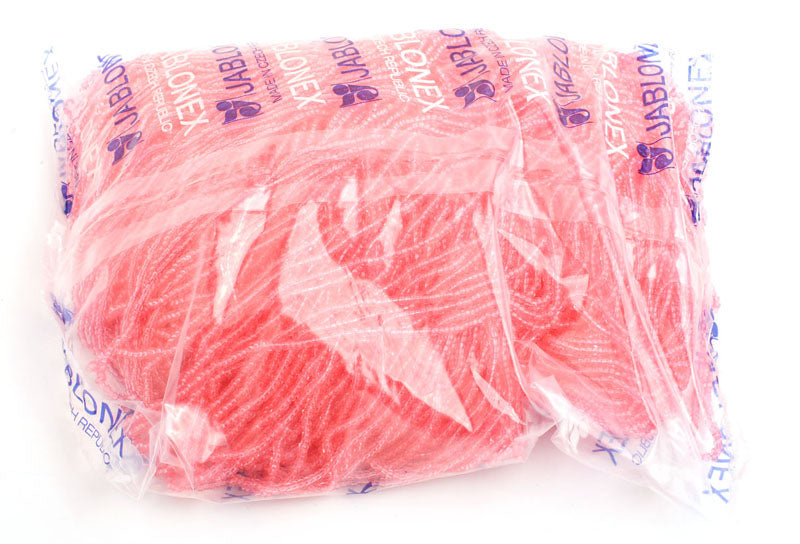 Czech Seed Beads 10/0 Transparent - Pink Shades
