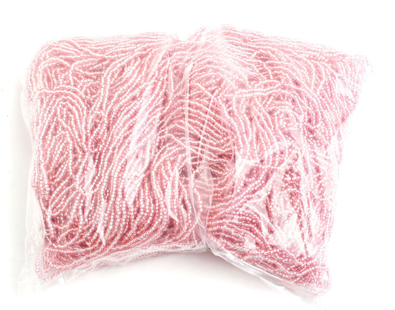 Czech Seed Beads 10/0 Silver Lined - Pink Shades