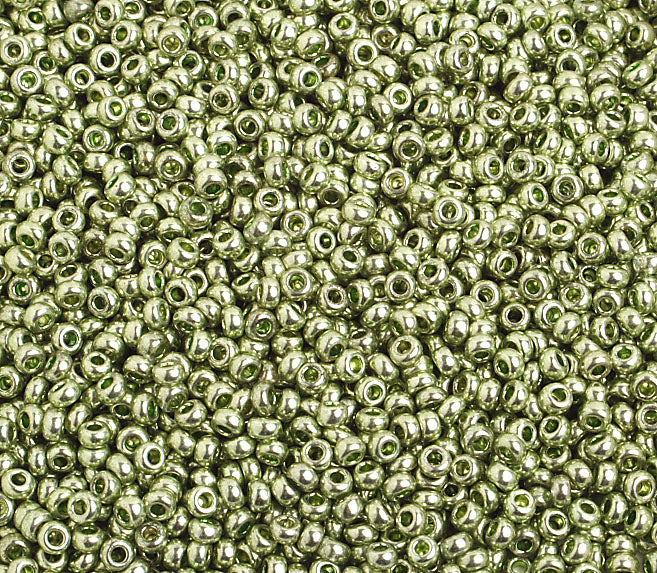 Czech Seed Beads 10/0 Metallic Gold/Copper Shades