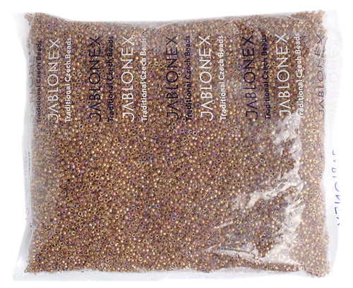 Czech Seed Beads 10/0 Transparent - Pink Shades