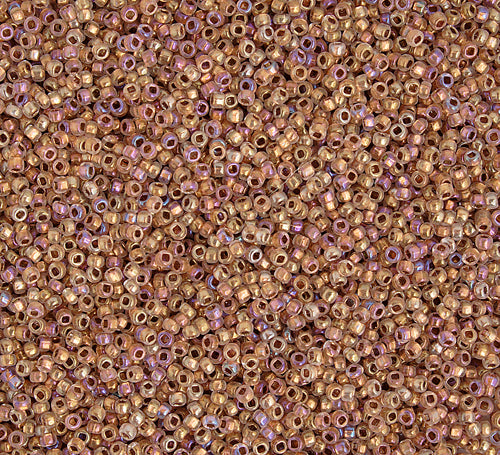 Czech Seed Beads 10/0 Transparent - Pink Shades