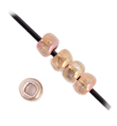 Czech Seed Beads 10/0 Transparent - Pink Shades