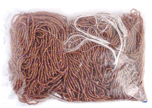 Czech Seed Beads 10/0 Transparent - Pink Shades