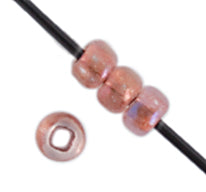 Czech Seed Beads 10/0 Transparent - Pink Shades