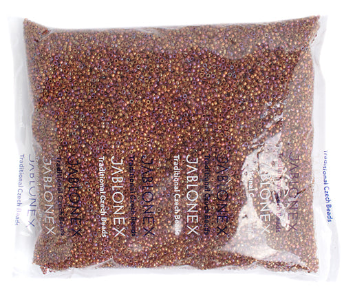 Czech Seed Beads 10/0 Transparent - Pink Shades