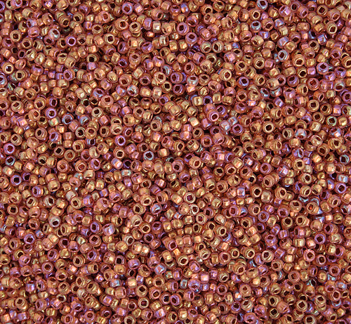 Czech Seed Beads 10/0 Transparent - Pink Shades