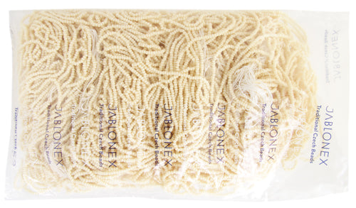 Czech Seed Beads 10/0 Opaque - White Shades