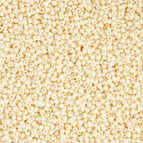 Czech Seed Beads 10/0 Opaque - White Shades