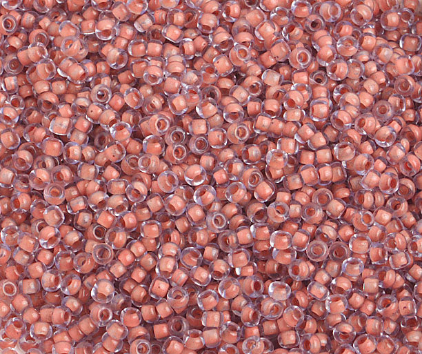 Czech Seed Beads 10/0 Color Lined Blue Shades