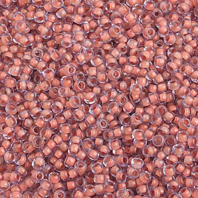 Czech Seed Beads 10/0 Color Lined Blue Shades
