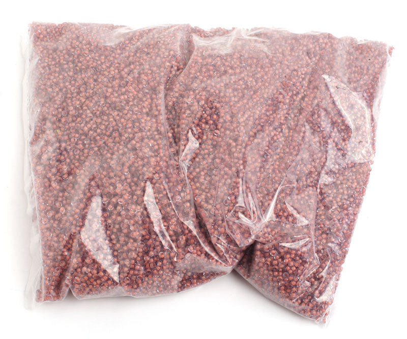 Czech Seed Beads 10/0 Color Lined Blue Shades