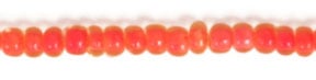 Czech Seed Beads 10/0 Color Lined Yellow/Orange Shades
